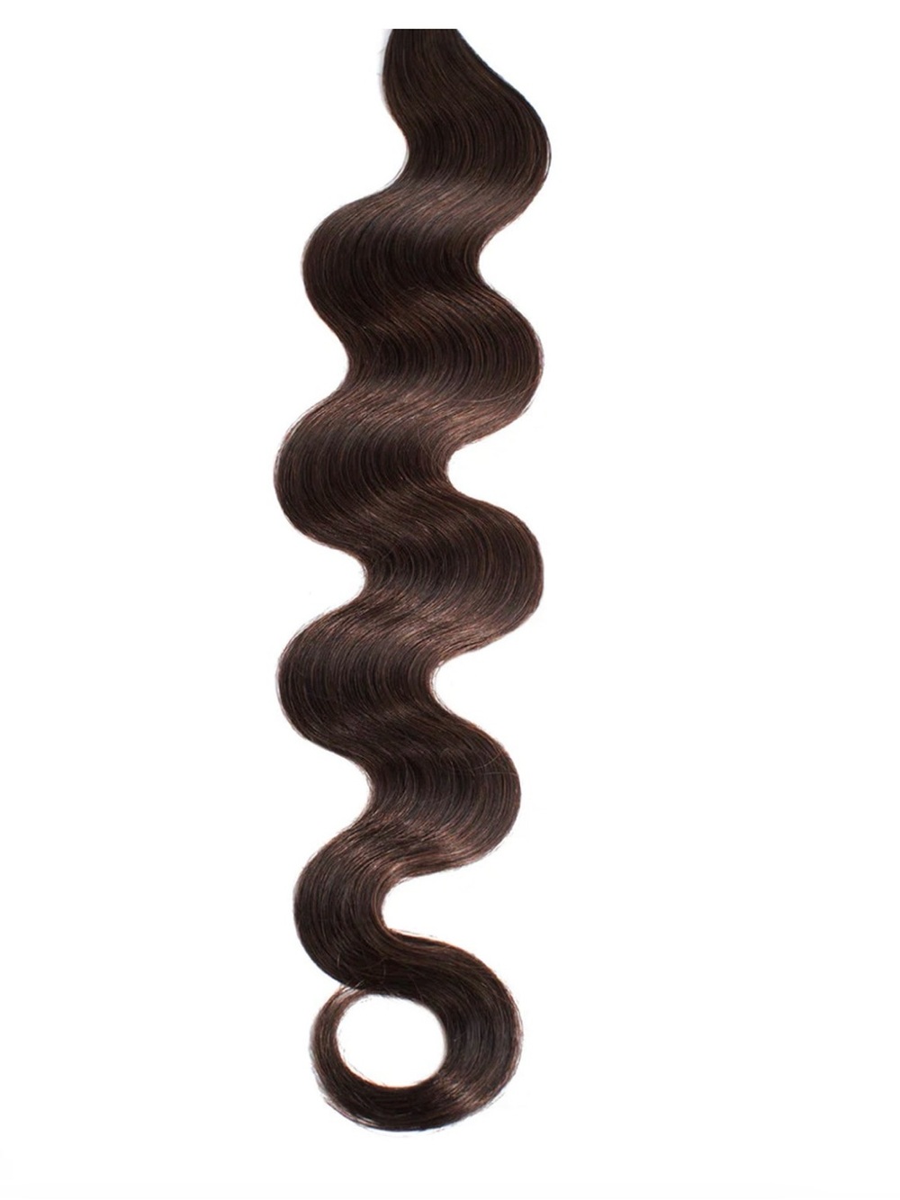 BELLAMI Wavy keratin tips brown #2  20inch
5 packs